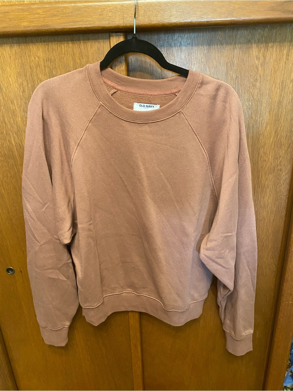 Old Navy Women's Dusty Brown Crewneck Sweatshirt